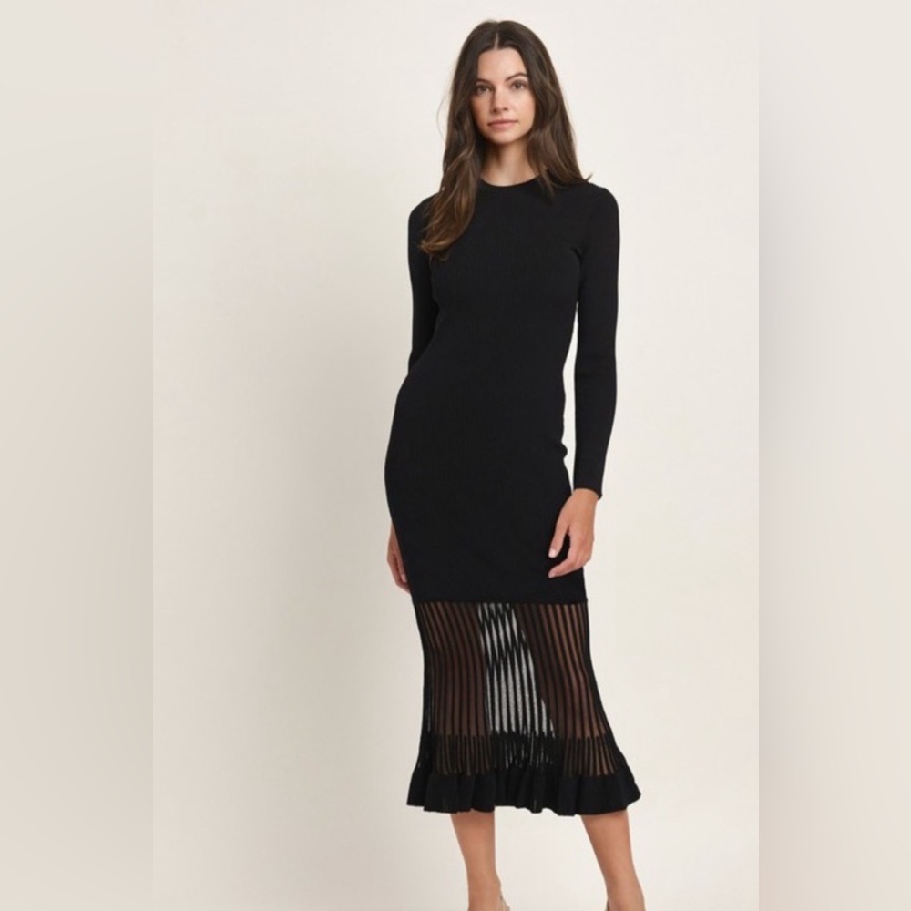 Black sweater dress (small)